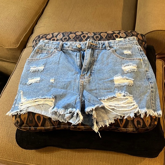 Shein Jean den Shirts size Large - Picture 1 of 3